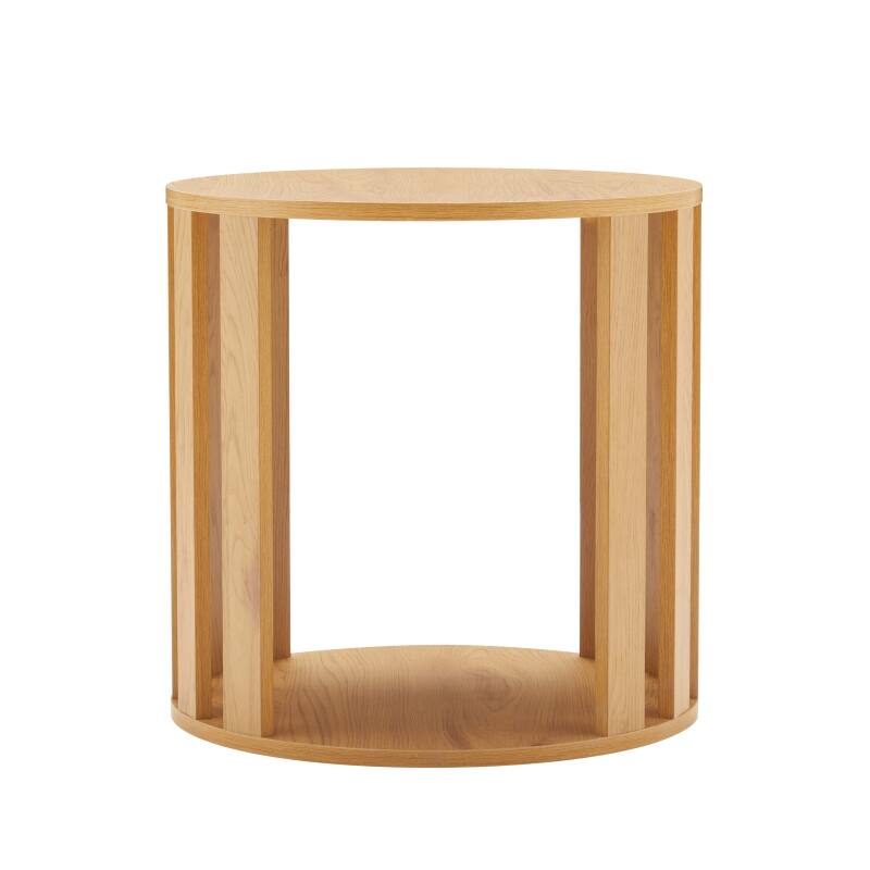 Couchtisch rund, in FSC®-Holzoptik, Ø50 cm (3/7)