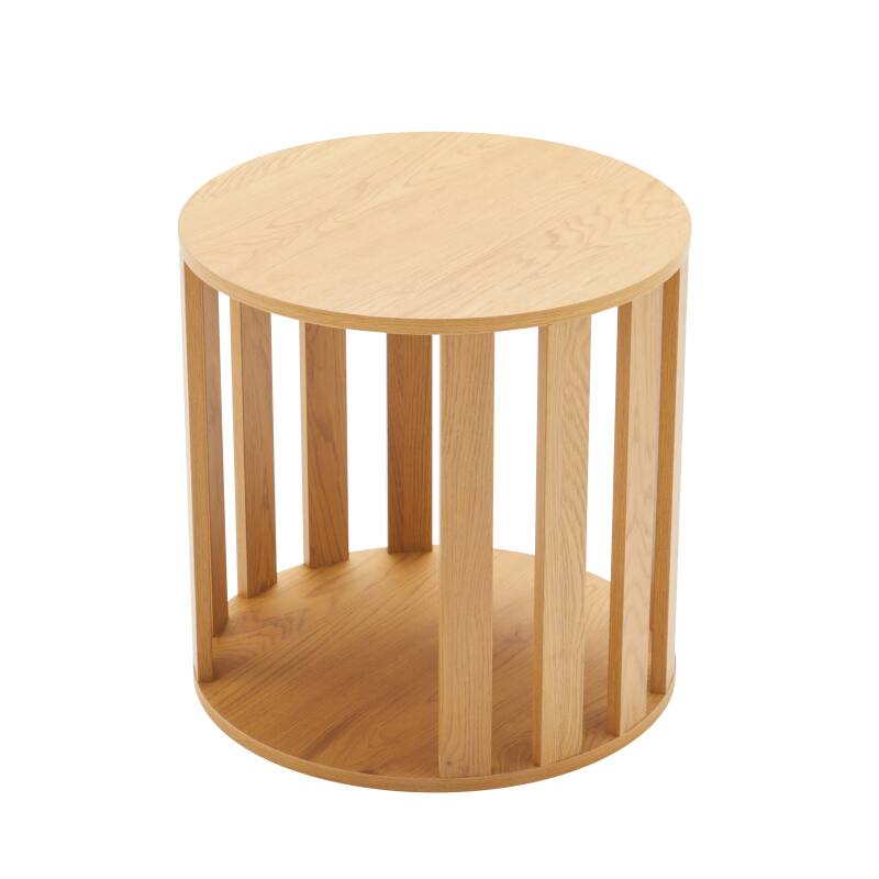 Couchtisch rund, in FSC®-Holzoptik, Ø50 cm