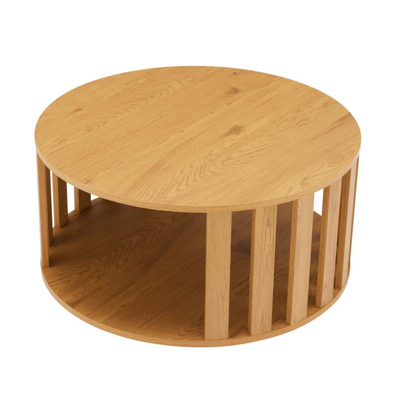 Couchtisch rund, in FSC®-Holzoptik, Ø75 cm (4/7)