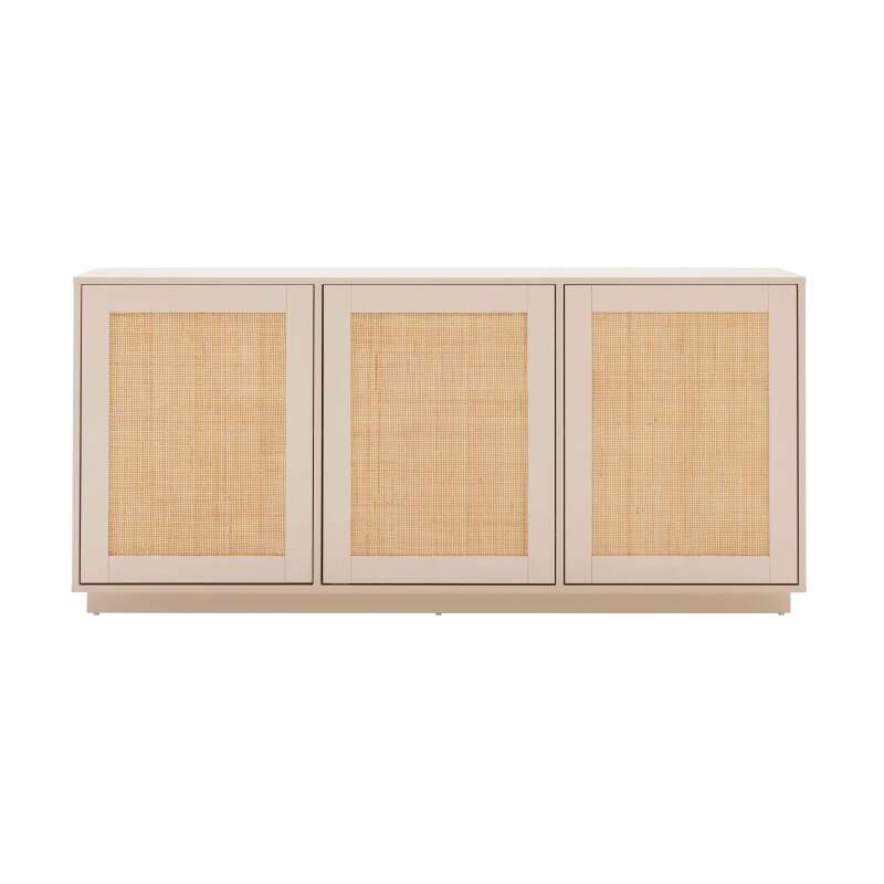 Sideboard in Holzoptik FSC®, 3 Türen, 160 cm, skandinavischer Stil (4/8)