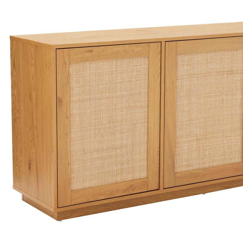 Sideboard in Holzoptik FSC®, 3 Türen, 160 cm, skandinavischer Stil (7/8)