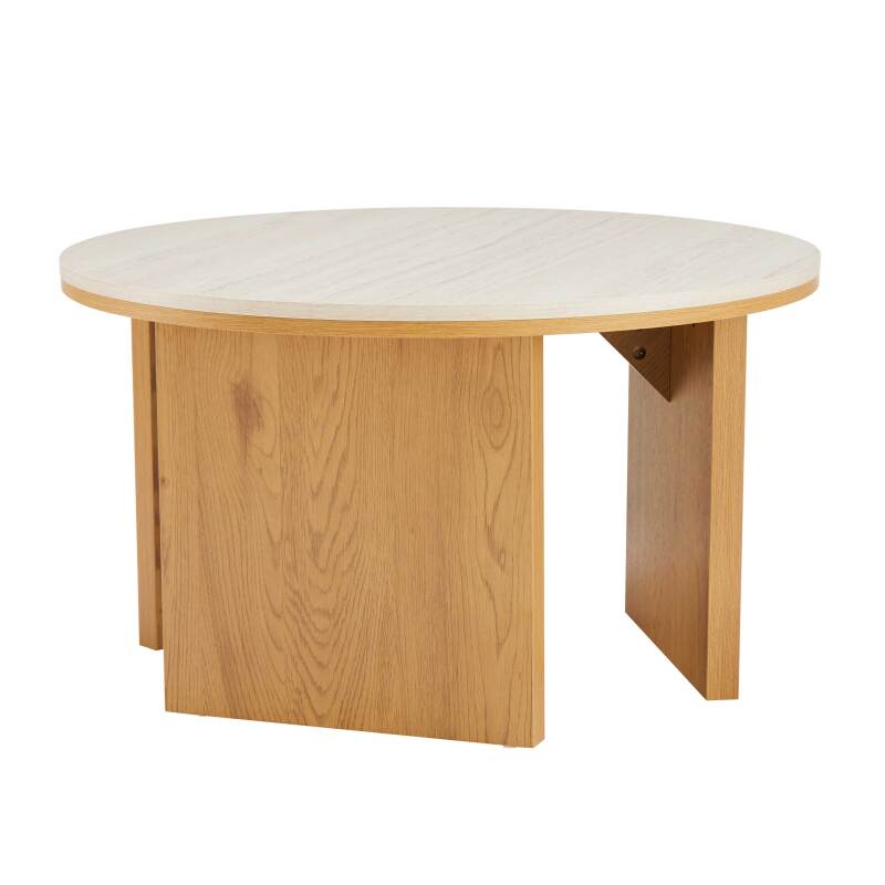 Couchtisch rund, in FSC®-Holzoptik, Ø 80 cm