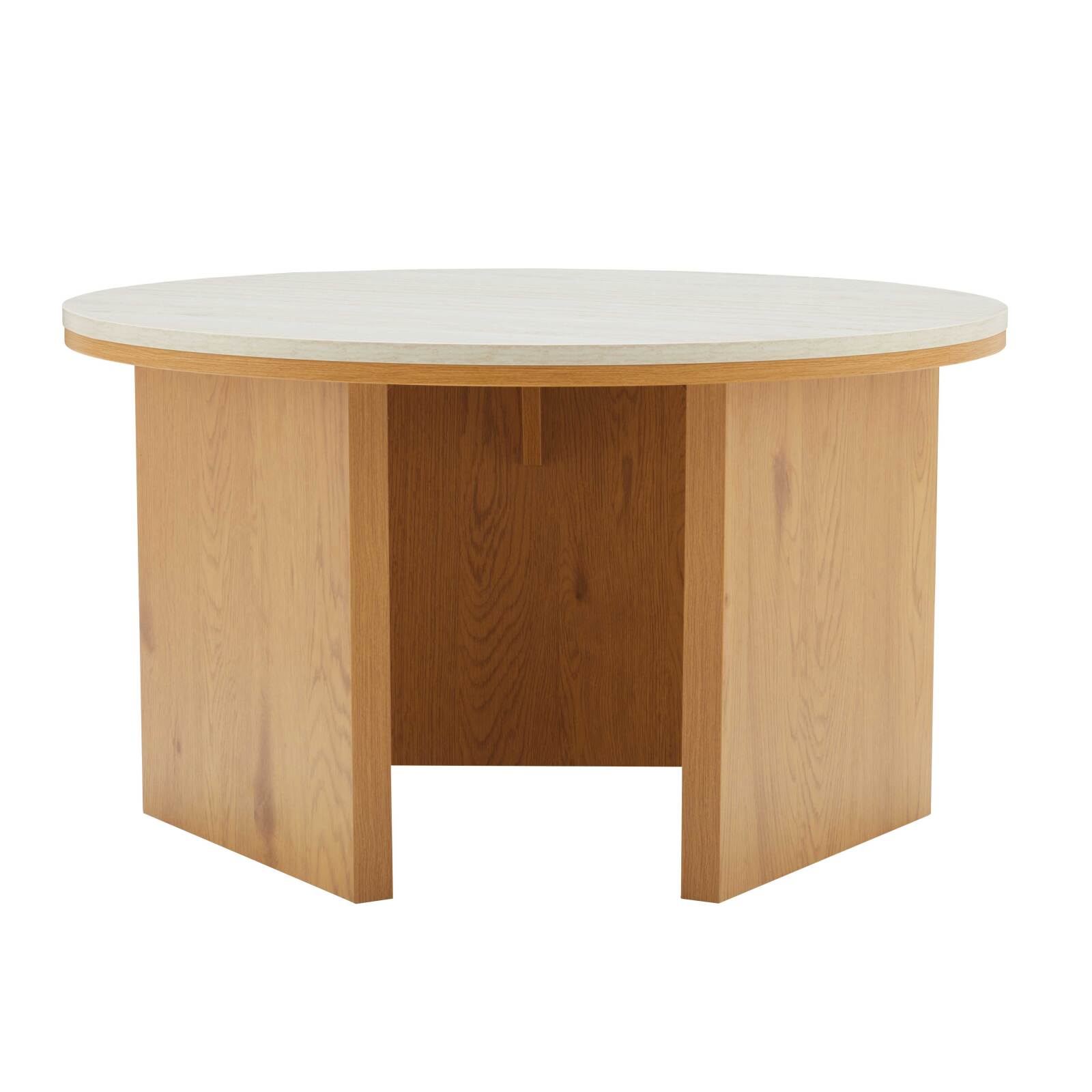 Couchtisch rund, in FSC®-Holzoptik, Ø 80 cm