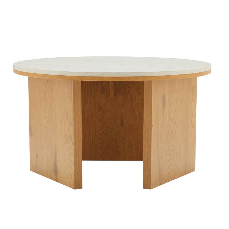 Couchtisch rund, in FSC®-Holzoptik, Ø 80 cm (3/7)