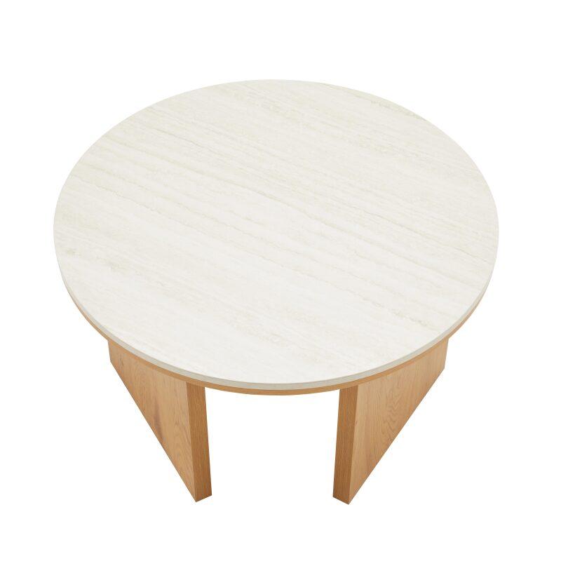 Couchtisch rund, in FSC®-Holzoptik, Ø 80 cm (4/7)