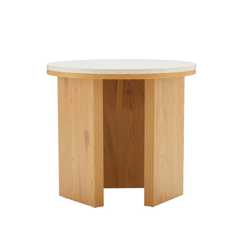 Couchtisch rund, in FSC®-Holzoptik, Ø 50 cm (3/7)