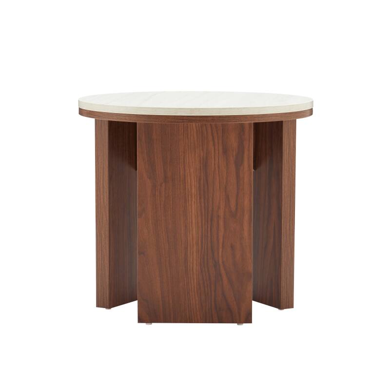 Couchtisch rund, in FSC®-Holzoptik, Ø 50 cm (2/7)