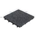 Set von Steckplatten für Terrassen aus Kies (30 x 30 x 2,5 cm)