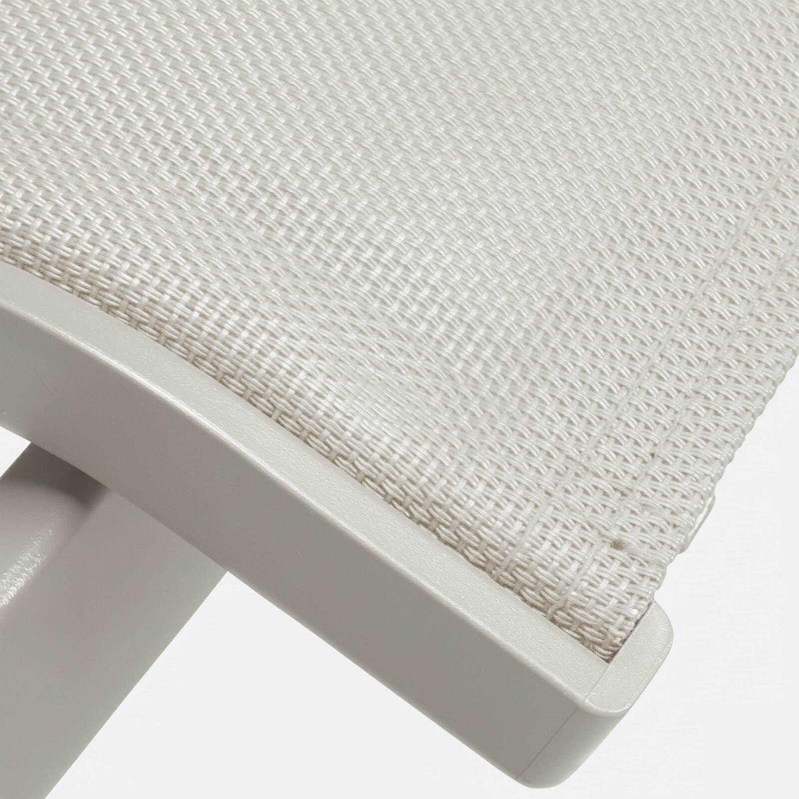 Gartenstühle aus Aluminium und Textilene mit Armlehnen - 2er-Set