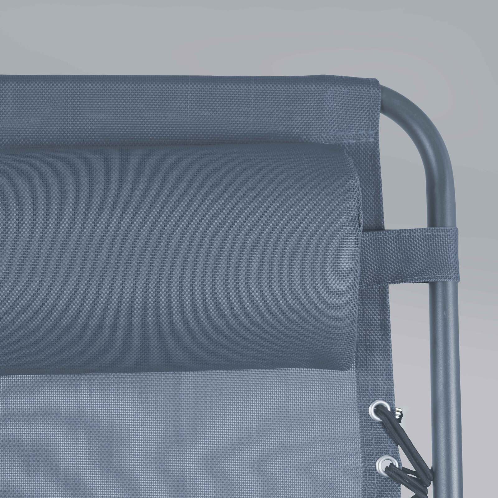 Relax Gartensessel aus Metall und Textilene neigbaren - 2er-Set