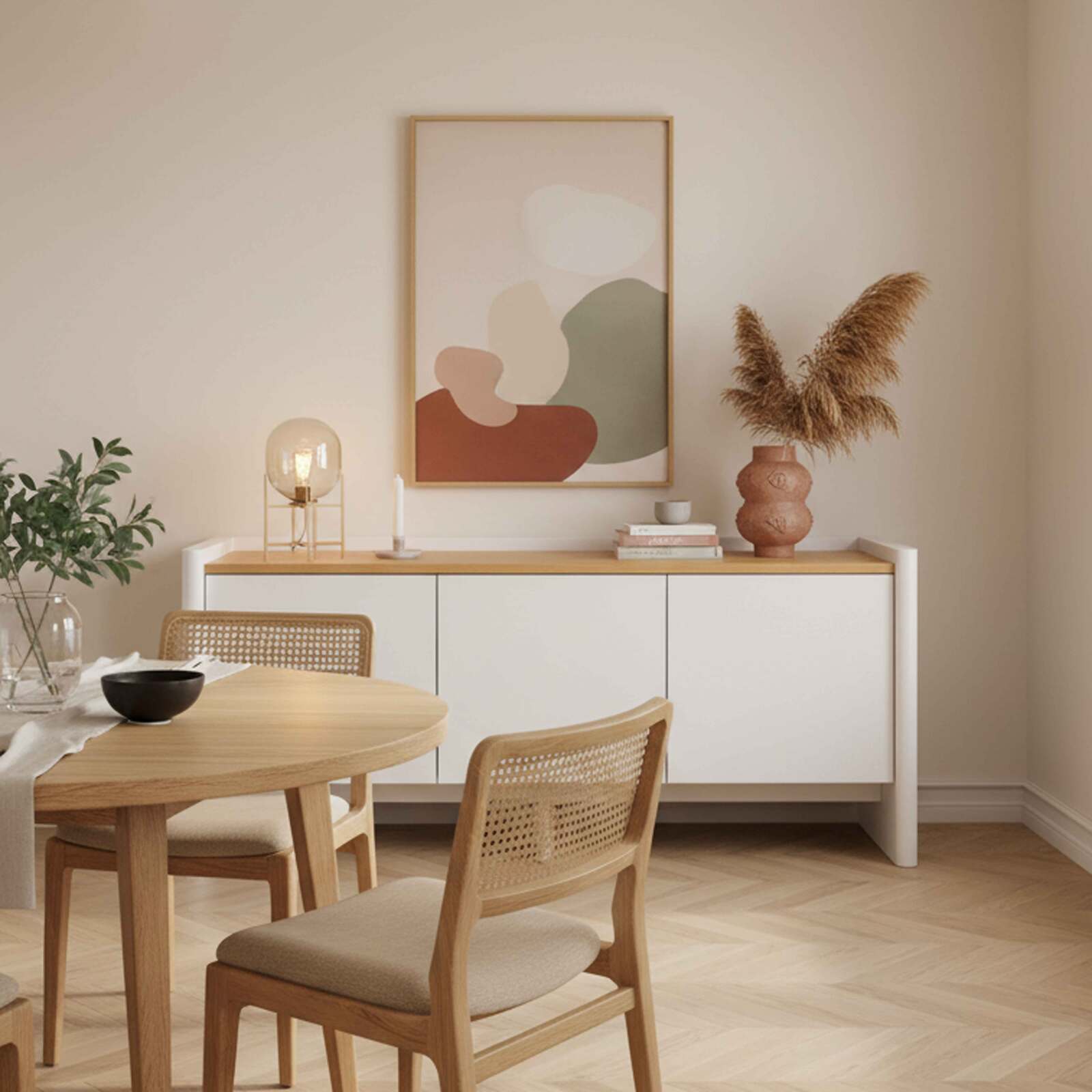 Sideboard 3 Türen, 140 cm