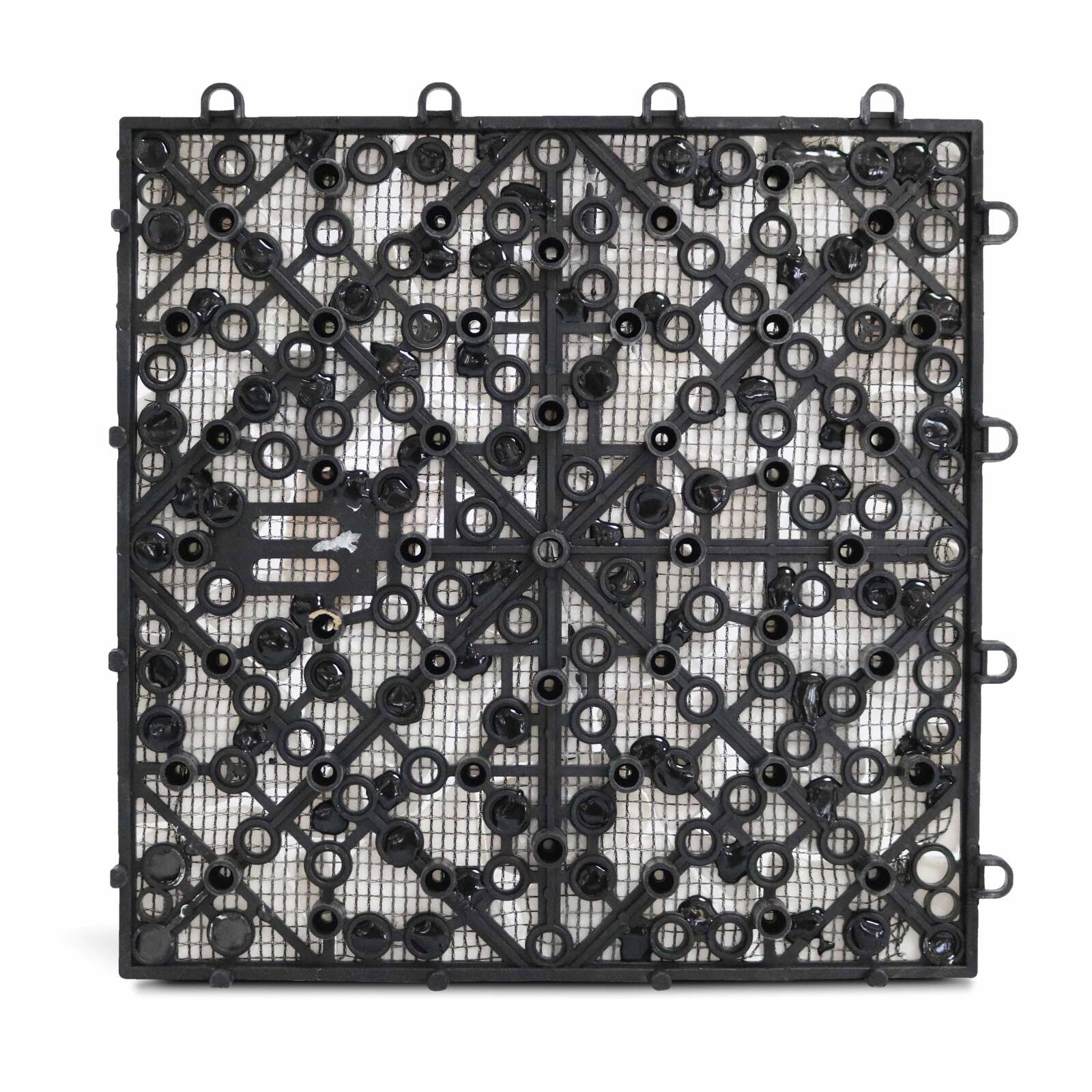 Set von Terrassenplatten zum Einclipsen aus Marmor-Kieselsteinen (30 x 30 x 2,5 cm) Set von Terrassenplatten zum Einclipsen aus Marmor-Kieselsteinen (30 x 30 x 2,5 cm)