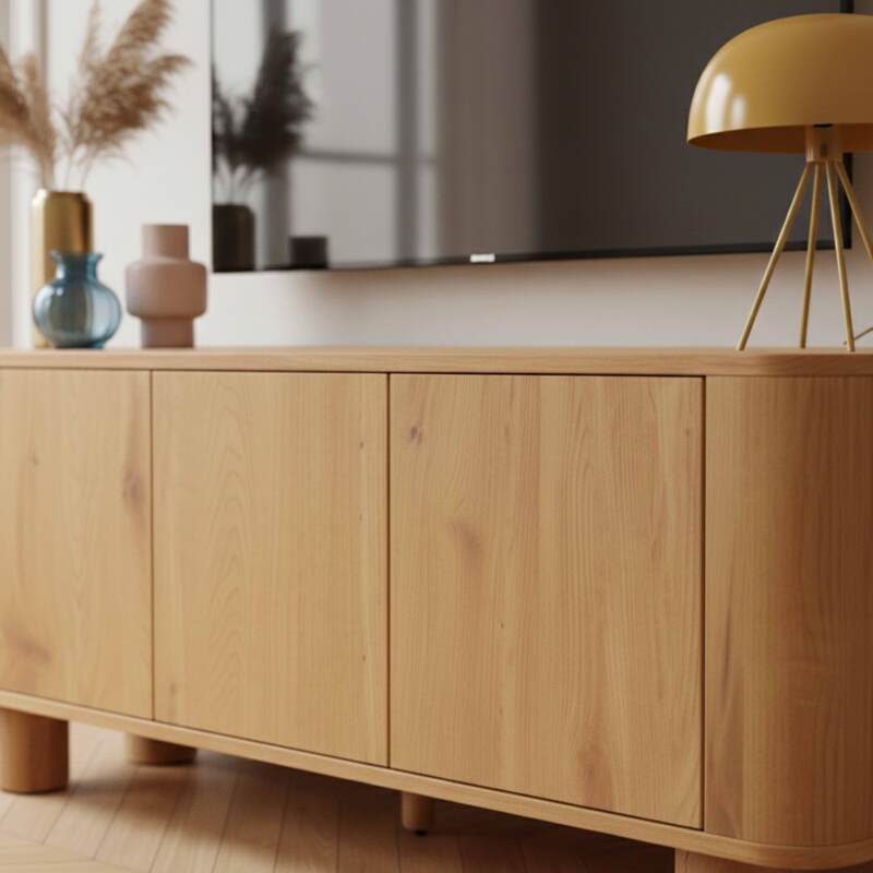 Lowboard in Holzoptik, 120 cm (2/8)