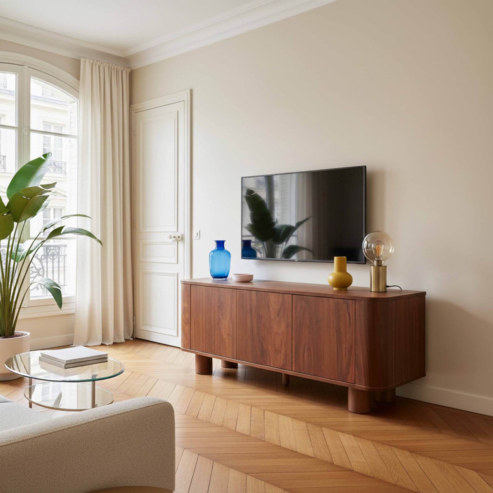 Lowboard in Holzoptik, 120 cm