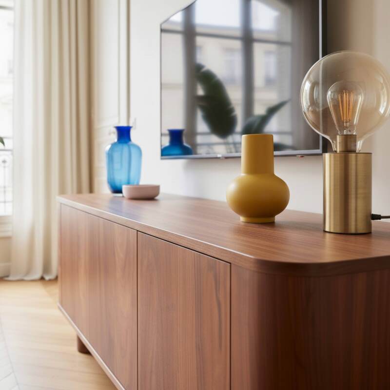 Lowboard in Holzoptik, 120 cm (3/8)