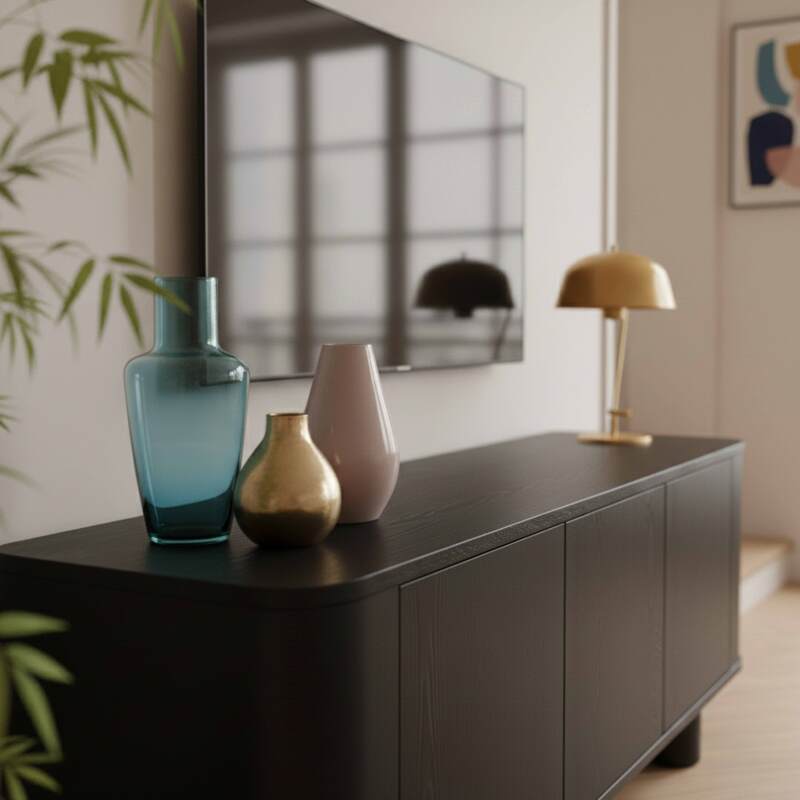 Lowboard in Holzoptik, 120 cm (3/8)