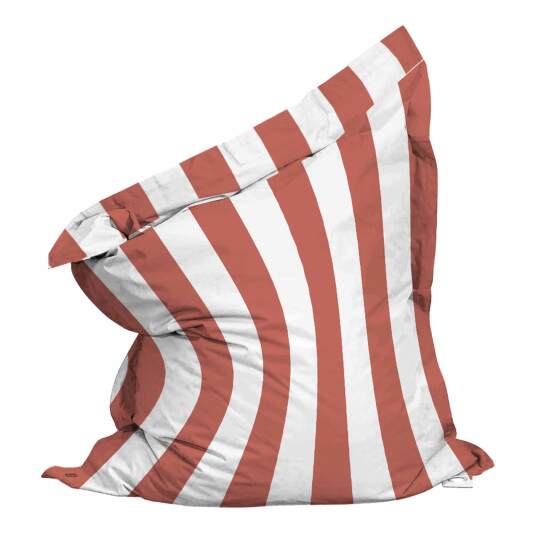 Gestreifter Sitzsack Outdoor XXL wasserdicht 180x145 cm | Oviala