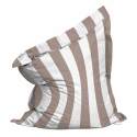 Sitzsack im gestreiften XXL wasserdichtes Riesenkissen 140x120 cm