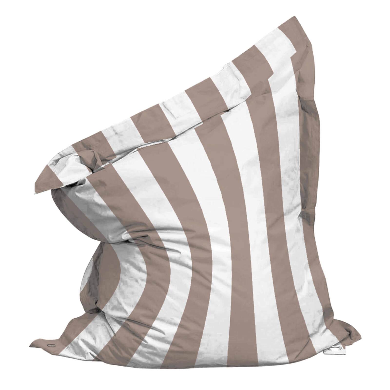Sitzsack im gestreiften XXL wasserdichtes Riesenkissen 140x120 cm