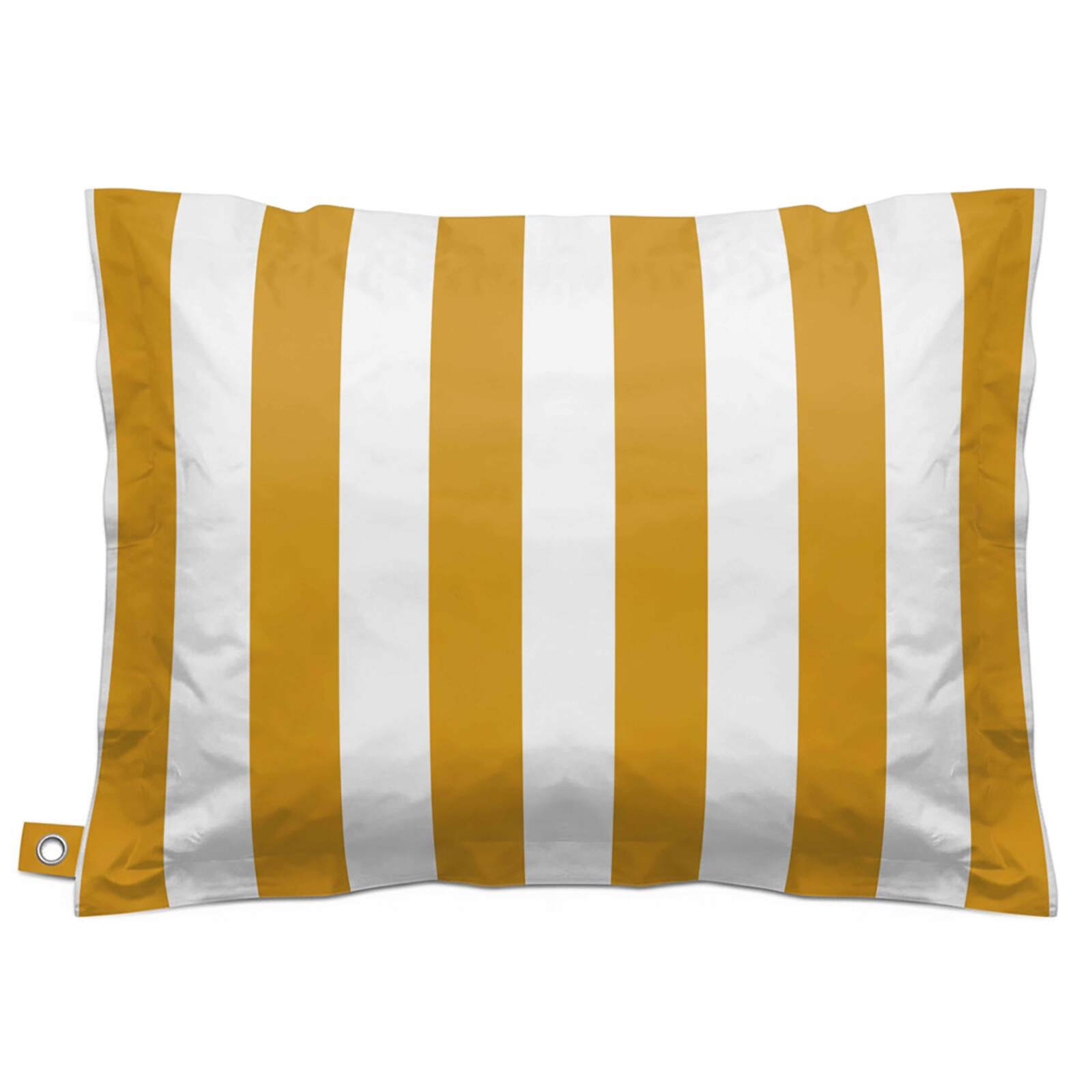 Leere wasserdichte Hülle im gestreiften XXL Sitzsack 180x145 cm