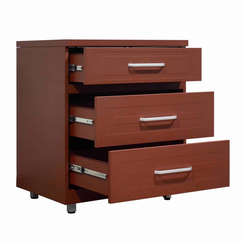 Outdoor-Küche aus Metall in Eckform mit Outdoor-Spüle, Grill und Stauraum – 5 Module (5/8)