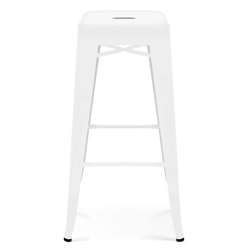 Gartenhocker-Set von 4 Hockern aus Metall  (2/5)