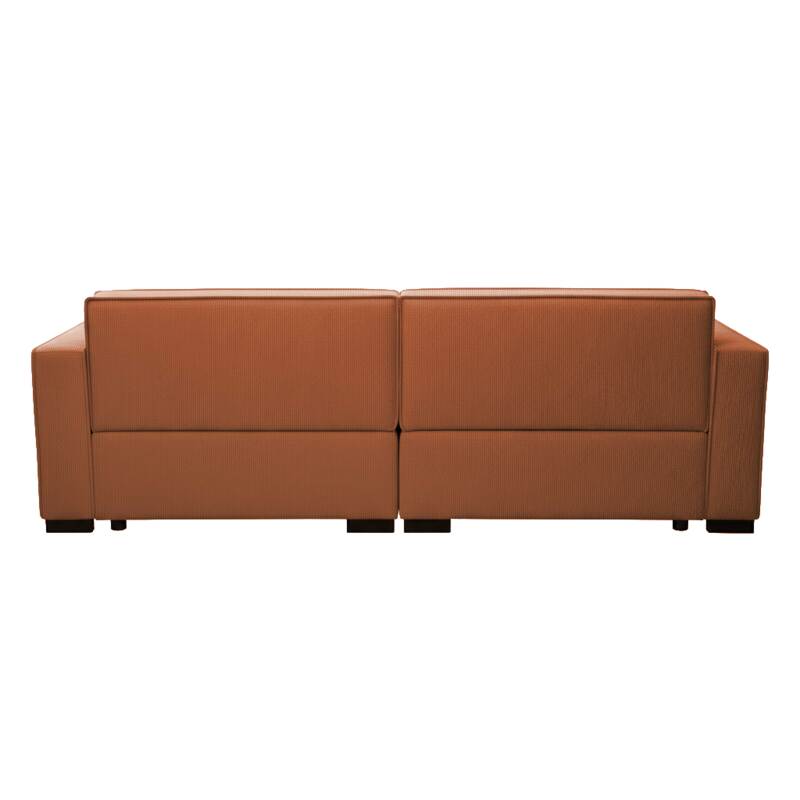 Sofa 3-Sitzer aus Cord mit Kissen (5/9)