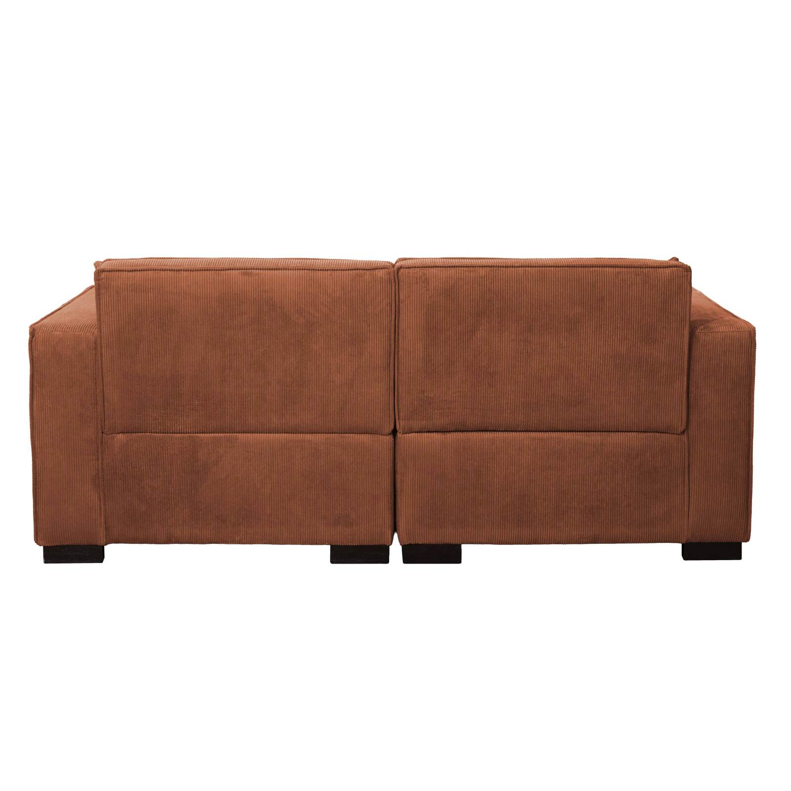 Sofa 2-Sitzer aus Cord mit Kissen