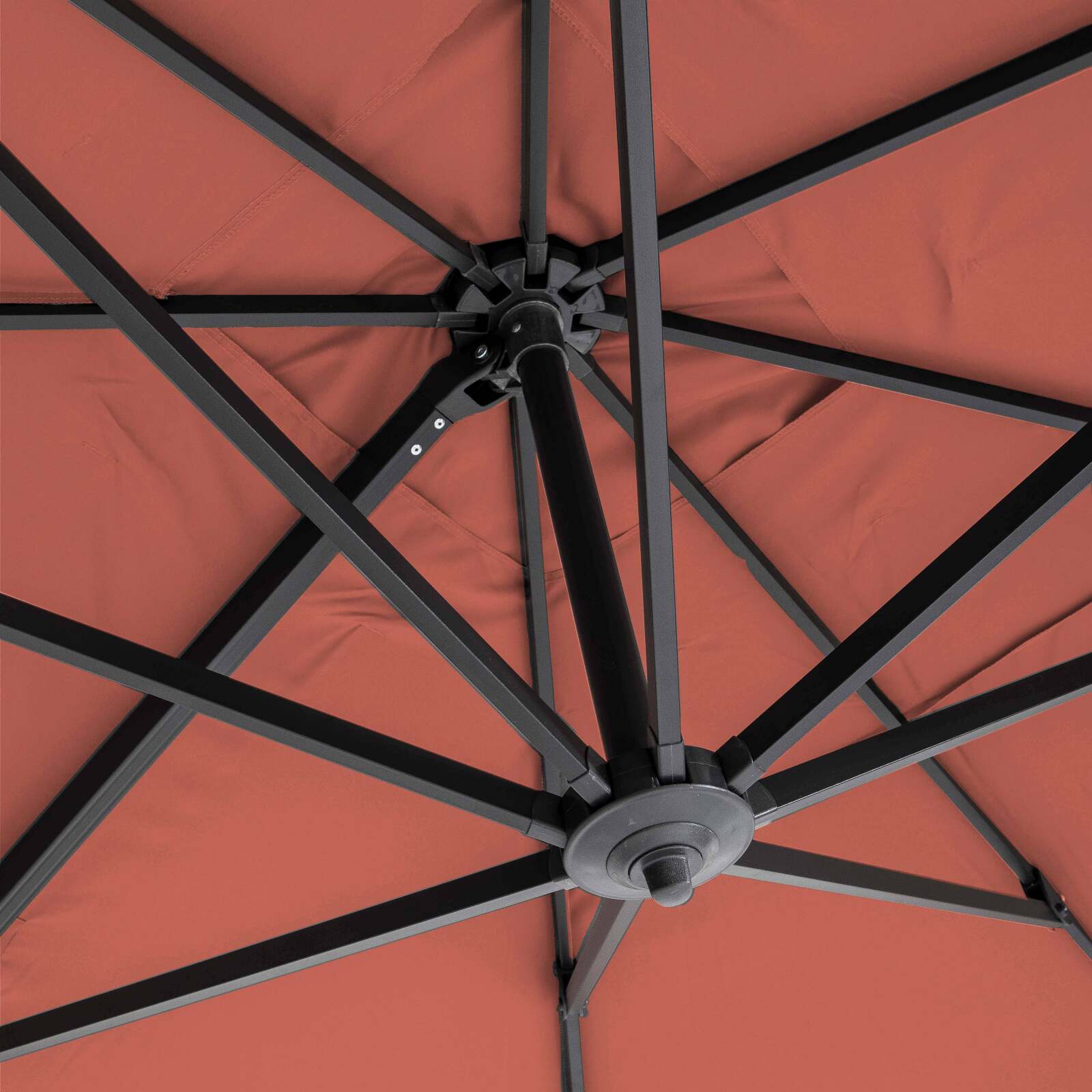 Ersatzteile für einen 4x3m großen versetzten Sonnenschirm mit einem Gewicht von 240g/m2 