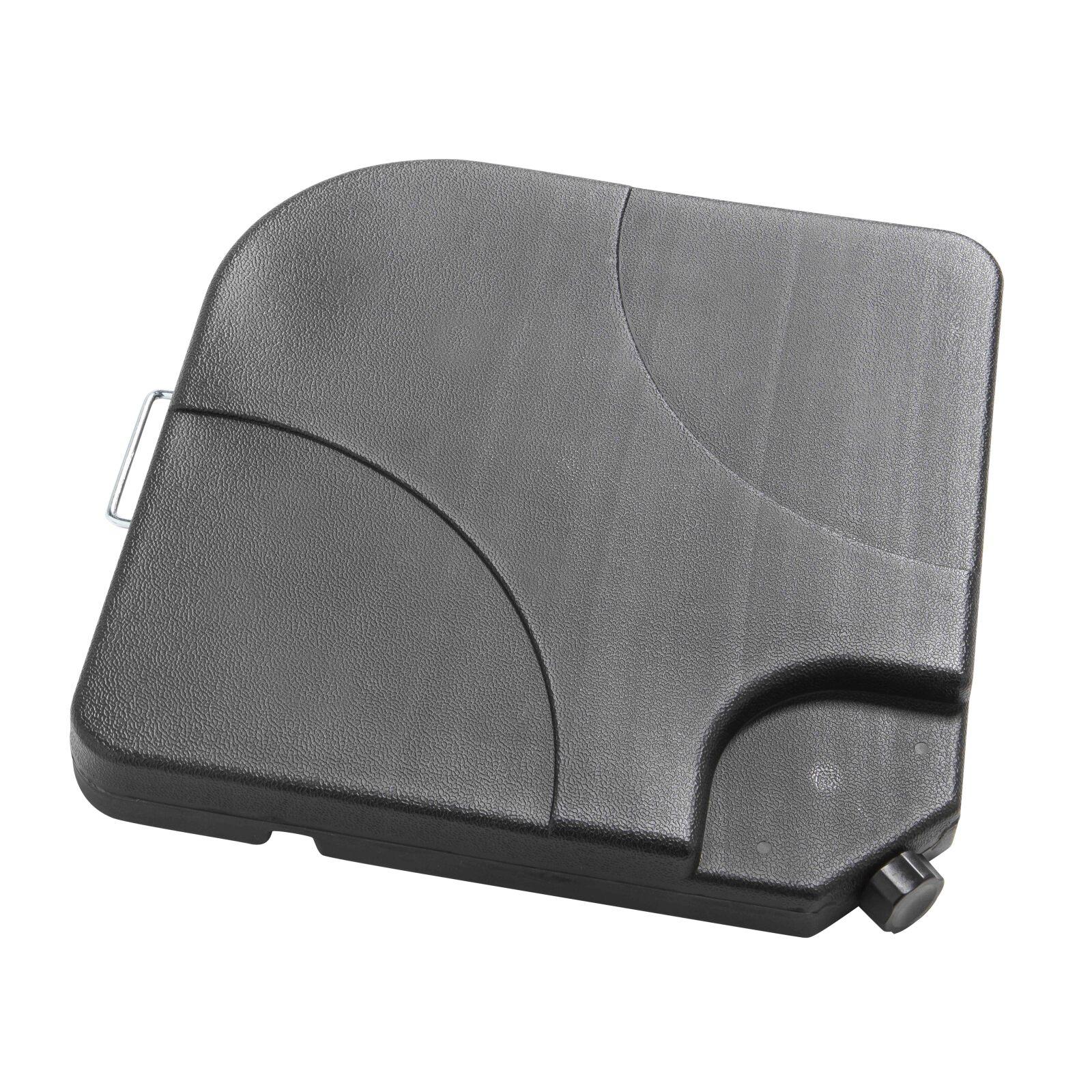 Ampelschirm 2x3 m rechteckig neigbar 360° drehbar und 4 befüllbare Ballastplatten