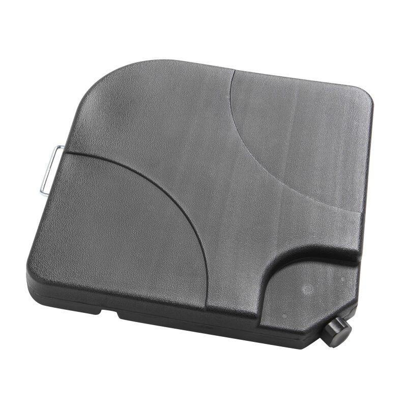 Ampelschirm 2x3 m rechteckig neigbar 360° drehbar und 4 befüllbare Ballastplatten (6/7)