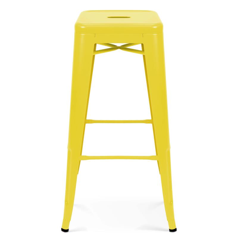 Gartenhocker-Set von 4 Hockern aus Metall  (2/5)