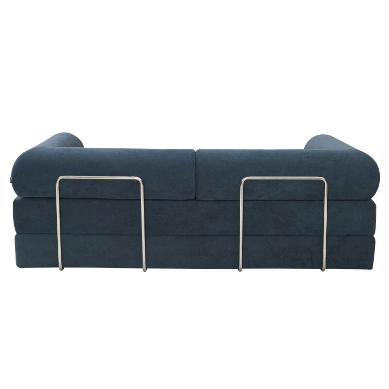 Schlafsofa 2-Sitzer-aus Stoff mit Kissen (4/8)