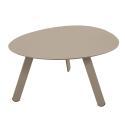 Nestbare Garten Couchtische runden aus Metall  Ø68x40 cm und Ø55x36 cm - Von 2