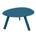 Nestbare Garten Couchtische runden aus Metall  Ø68x40 cm und Ø55x36 cm - Von 2