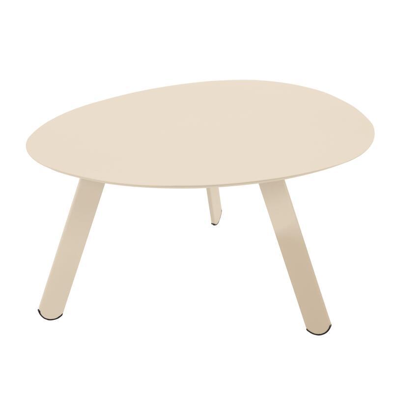 Nestbare Garten Couchtische runden aus Metall  Ø68x40 cm und Ø55x36 cm - Von 2 (4/7)