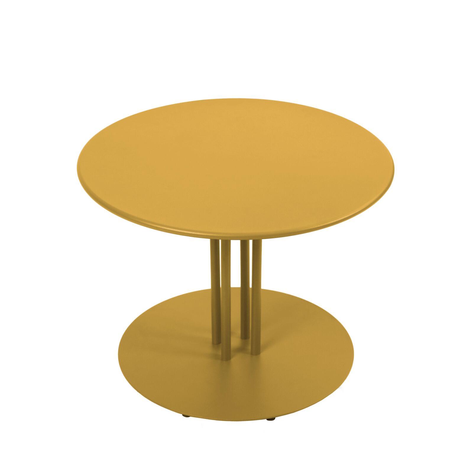 Garten Couchtisch Runde aus Metall, Ø50x38 cm