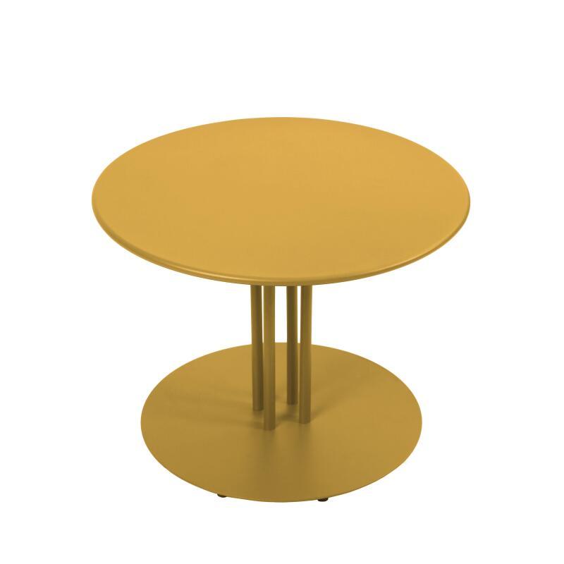 Garten Couchtisch Runde aus Metall, Ø50x38 cm (3/4)