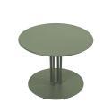 Garten Couchtisch Runde aus Metall, Ø50x38 cm