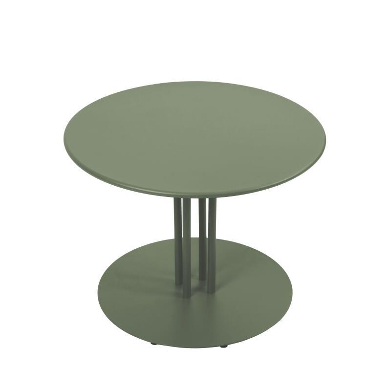 Garten Couchtisch Runde aus Metall, Ø50x38 cm (3/4)