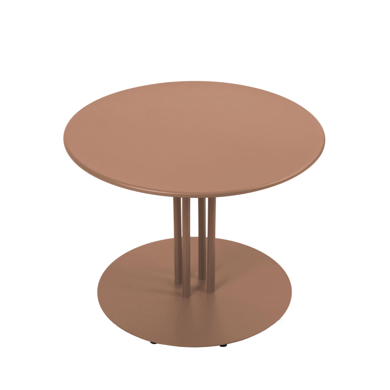 Garten Couchtisch Runde aus Metall, Ø50x38 cm