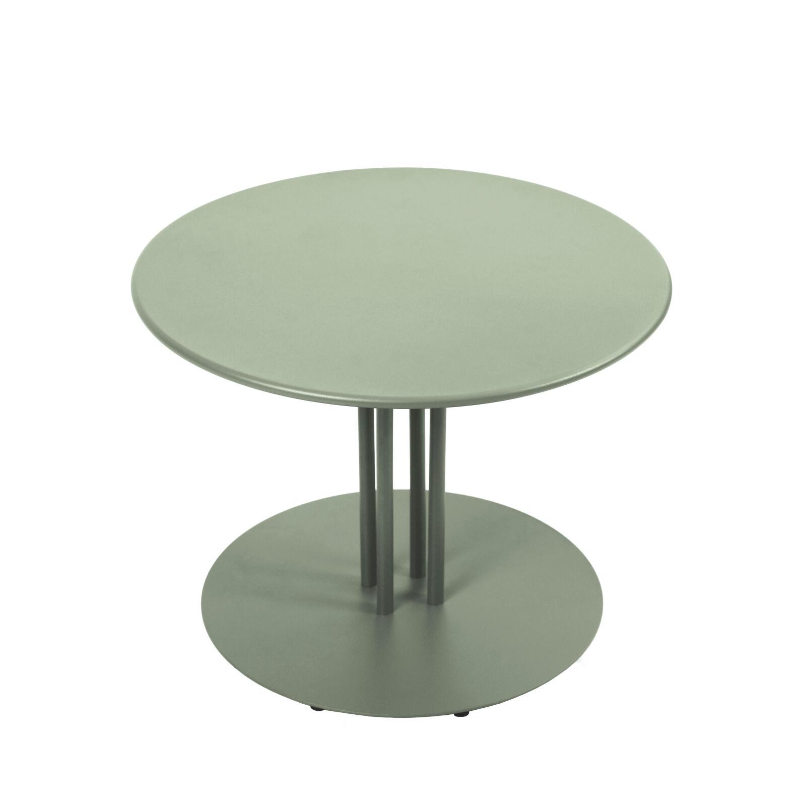 Garten Couchtisch Runde aus Metall, Ø50x38 cm