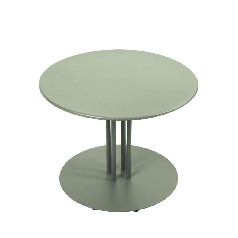 Garten Couchtisch Runde aus Metall, Ø50x38 cm (3/4)