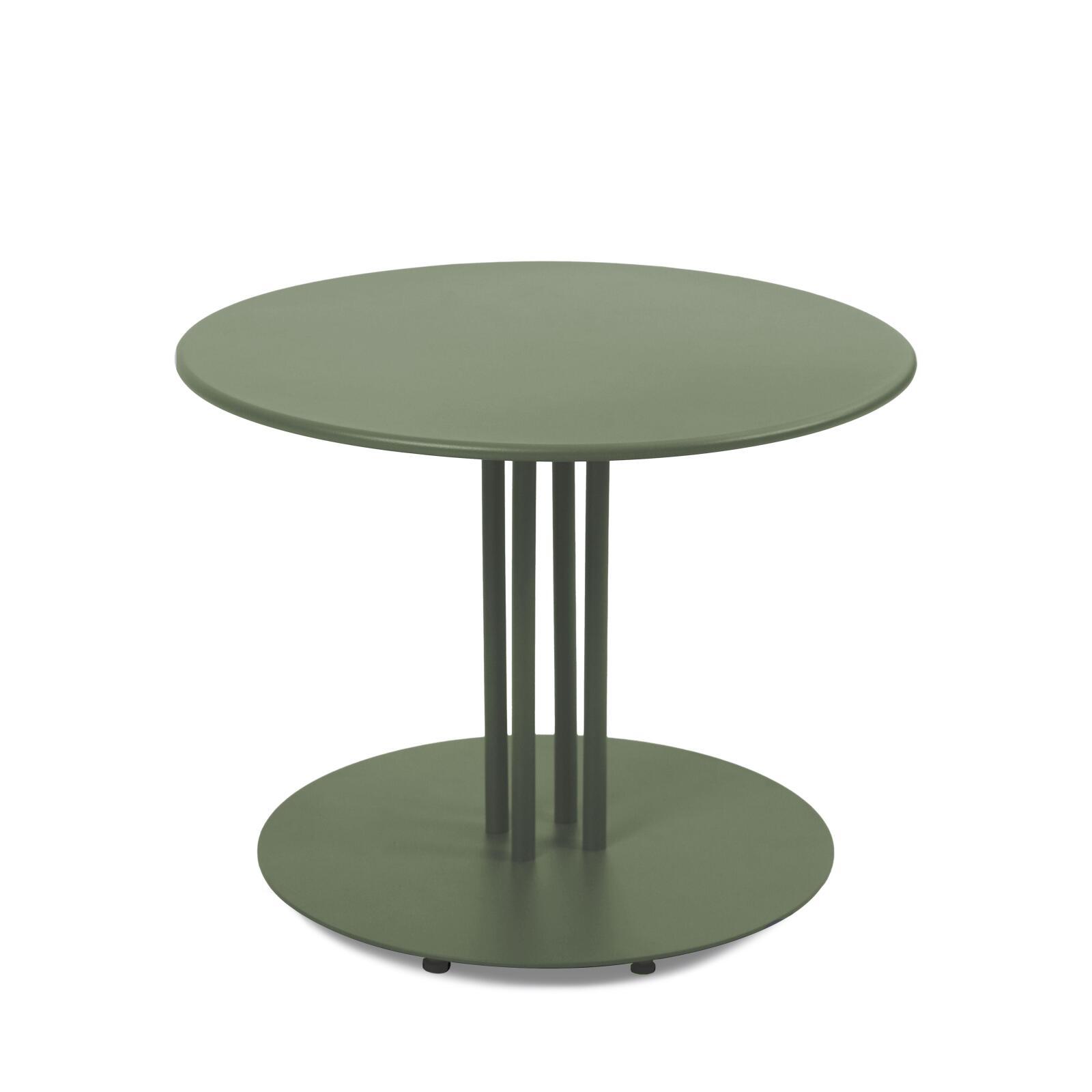 Garten Couchtisch Runde aus Metall, Ø50x38 cm