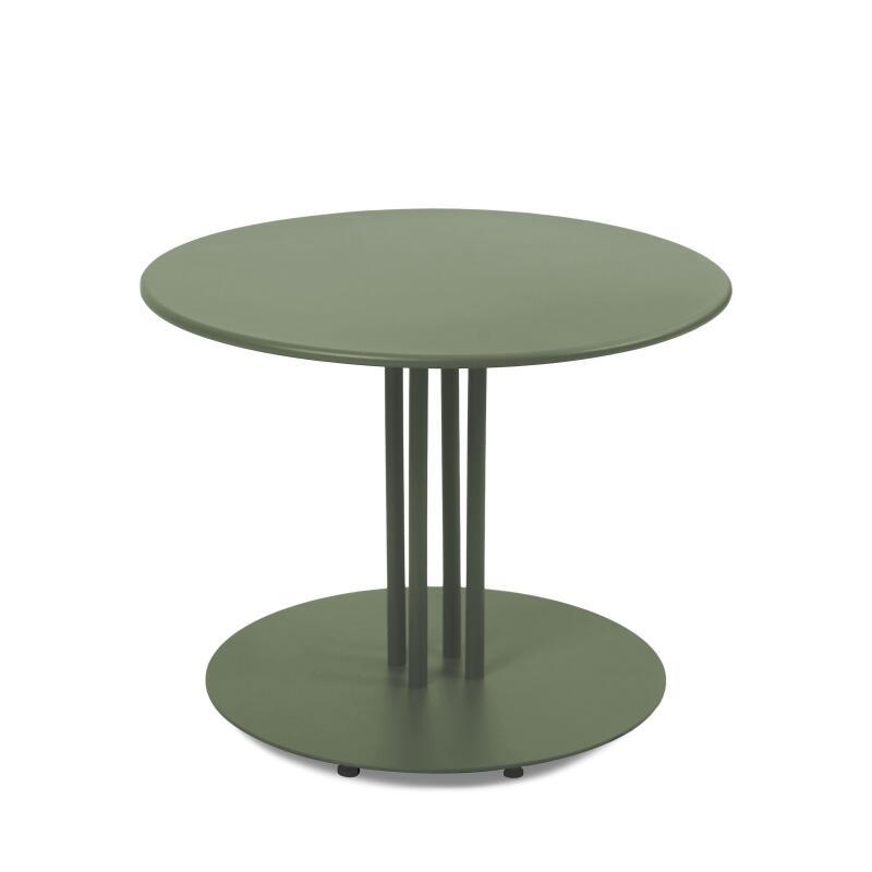 Garten Couchtisch Runde aus Metall, Ø50x38 cm