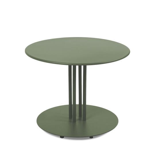 Garten Couchtisch Runde aus Metall, Ø50x38 cm | Oviala