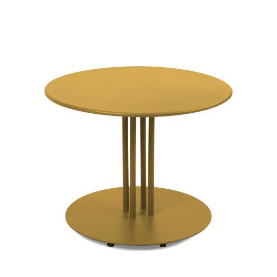 Garten Couchtisch Runde aus Metall, Ø50x38 cm | Oviala