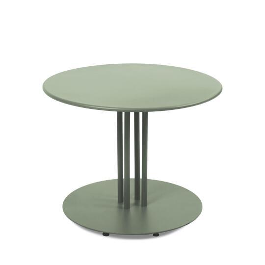 Garten Couchtisch Runde aus Metall, Ø50x38 cm | Oviala