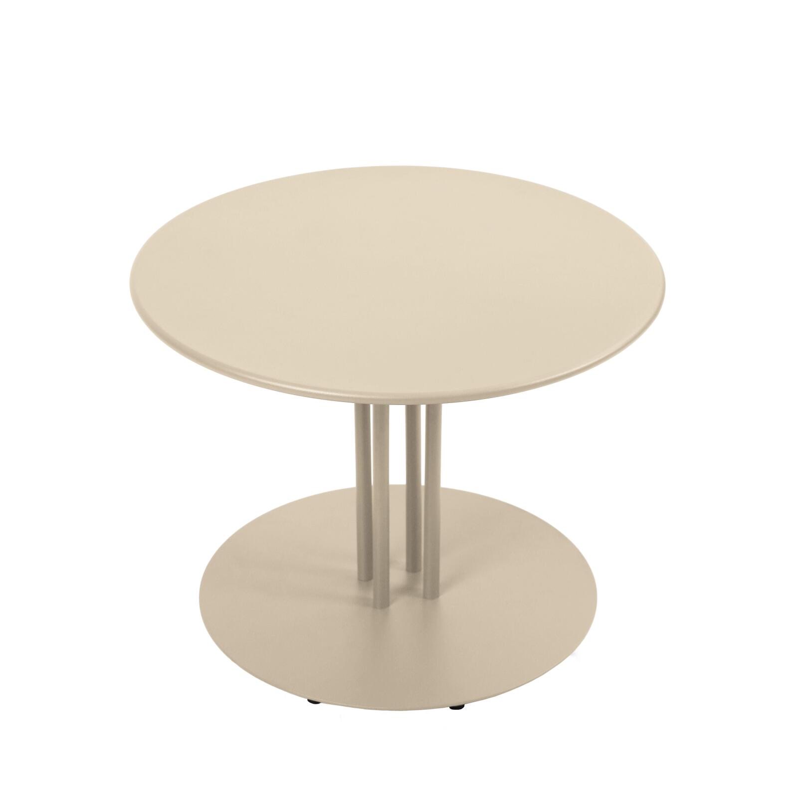 Garten Couchtisch Runde aus Metall, Ø50x38 cm