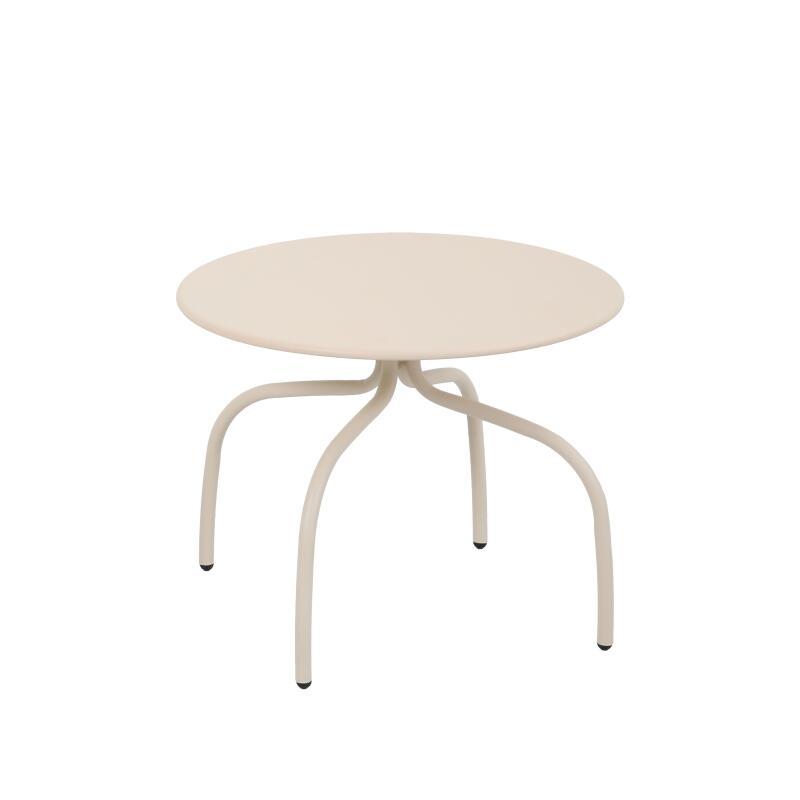 Nestbare Garten Couchtische runden aus Metall  Ø60x40 cm und Ø40x36 cm - Von 2 (4/6)